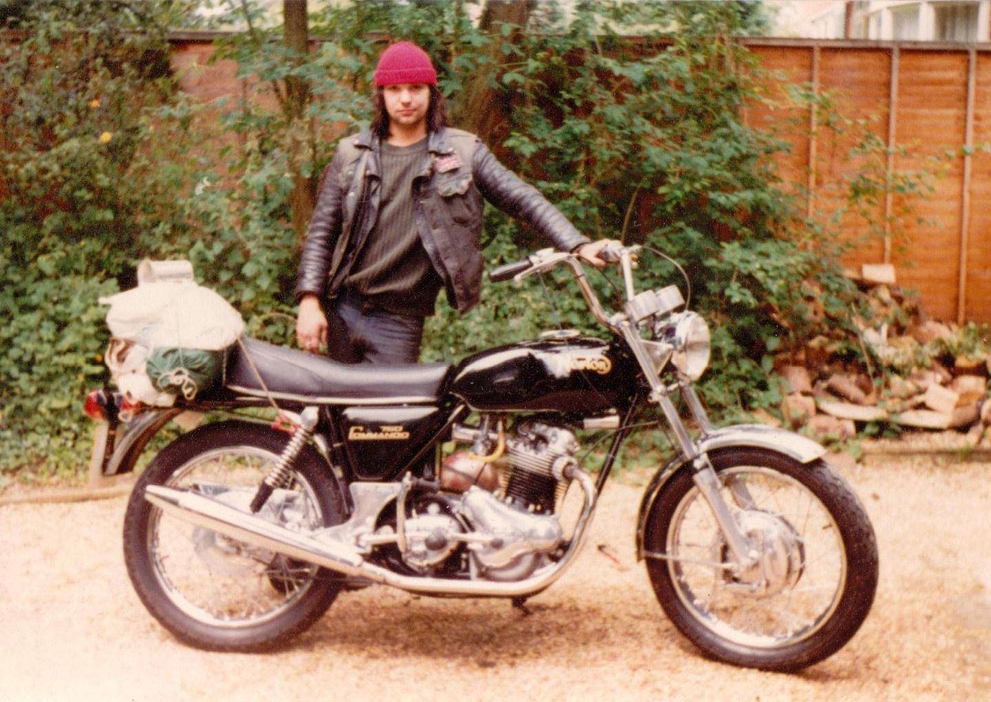 Andy and his 750 Norton Commando