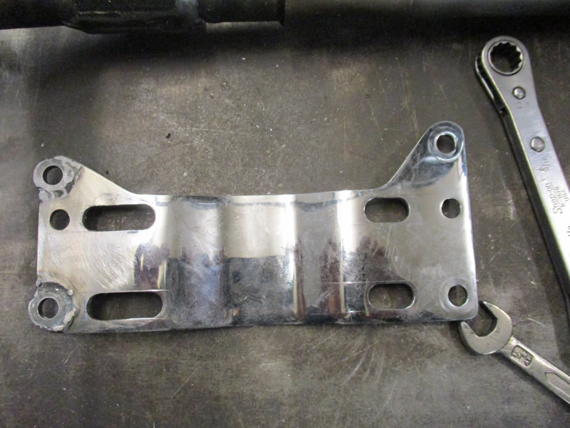 Gearbox adapter plate modified